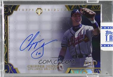 2015 Topps Tribute - Autographs - Black #TA-CJ - Chipper Jones /50 [Uncirculated]