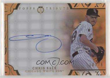 2015 Topps Tribute - Autographs - Orange #TA-CS - Chris Sale /75