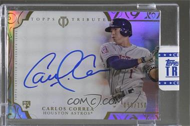 2015 Topps Tribute - Autographs #TA-CC - Carlos Correa /150 [Uncirculated]