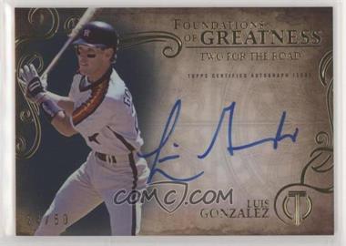 2015 Topps Tribute - Foundations of Greatness Autographs - Onyx #THEN-LG - Luis Gonzalez /50