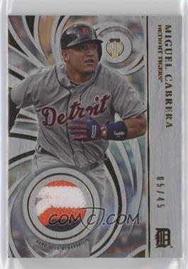 2015 Topps Tribute - Prime Patches #PP-MC - Miguel Cabrera /45