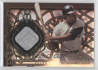 2015 Topps Tribute - Relics - Black #TR-WM - Willie Mays /50