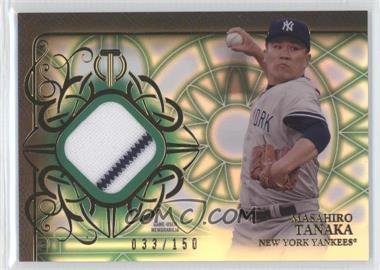 2015 Topps Tribute - Relics - Green #TR-MT - Masahiro Tanaka /150