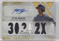 Ryan Braun [EX to NM] #/9