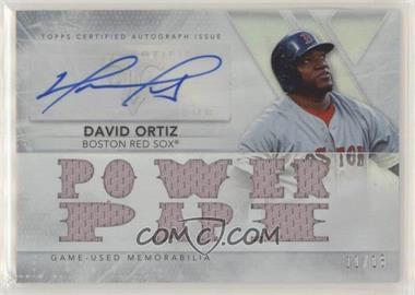 2015 Topps Triple Threads - Auto Relics #TTAR-DO1 - David Ortiz /18