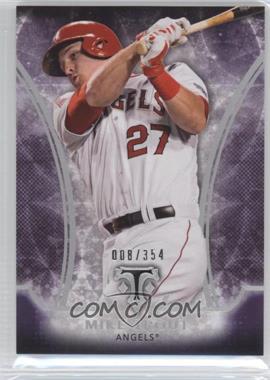 2015 Topps Triple Threads - [Base] - Amethyst #64 - Mike Trout /354