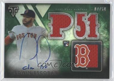 2015 Topps Triple Threads - [Base] - Emerald #104 - Rookies and Future Phenoms - Edwin Escobar /50