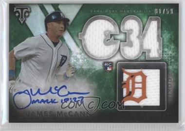2015 Topps Triple Threads - [Base] - Emerald #113 - Rookies and Future Phenoms - James McCann /50