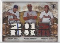 Javier Baez, Maikel Franco, Yasmany Tomas #/27