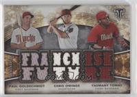 Yasmany Tomas, Chris Owings, Paul Goldschmidt #/36