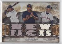 Hanley Ramirez, Pablo Sandoval, Rick Porcello #/36