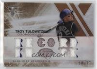 Troy Tulowitzki #/27