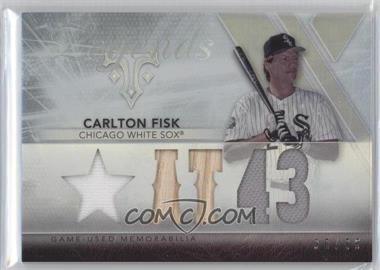 2015 Topps Triple Threads - Relics Legends #TTRL-CF - Carlton Fisk /36