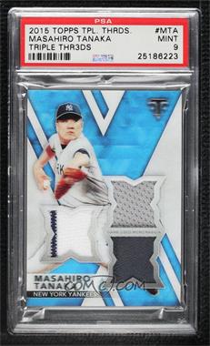 2015 Topps Triple Threads - Triple Thr3ds #T3D-MTA - Masahiro Tanaka /25 [PSA 9 MINT]