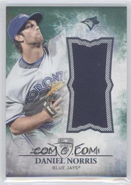 2015 Topps Triple Threads - Unity Single Jumbo Relics - Emerald #UJR-DNO - Daniel Norris /18