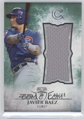 2015 Topps Triple Threads - Unity Single Jumbo Relics - Emerald #UJR-JBZ - Javier Baez /18