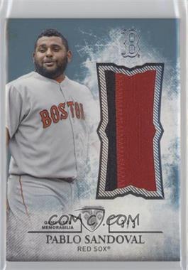 2015 Topps Triple Threads - Unity Single Jumbo Relics - Sapphire #UJR-PS - Pablo Sandoval /3