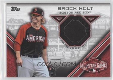 2015 Topps Update Series - All-Star Stitches #STIT-BHO - Brock Holt