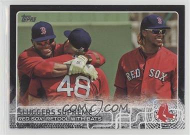 2015 Topps Update Series - [Base] - Black #US241 - Sluggers Supreme (Red Sox Retool with Bats) /64