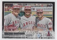 All-Star - Hector Santiago (Posed with Mike Trout, Albert Pujols) #/64