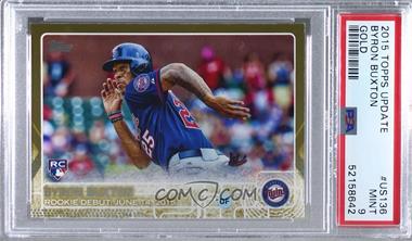 2015 Topps Update Series - [Base] - Gold #US136 - Rookie Debut - Byron Buxton /2015 [PSA 9 MINT]