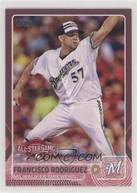 2015 Topps Update Series - [Base] - Pink #US252 - All-Star - Francisco Rodriguez /50