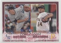 Rookie Combos - Scott Oberg, Deolis Guerra #/50