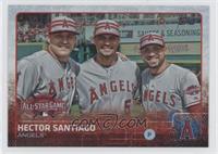 All-Star - Hector Santiago (Posed with Mike Trout, Albert Pujols)