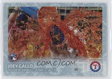 2015 Topps Update Series - [Base] - Snow Camo #US14 - Rookie Debut - Joey Gallo /99