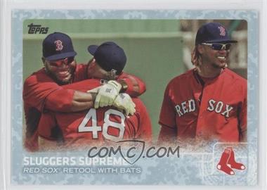 2015 Topps Update Series - [Base] - Snow Camo #US241 - Sluggers Supreme (Red Sox Retool with Bats) /99