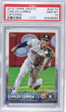 2015 Topps Update Series - [Base] #US174.1 - Carlos Correa (Fielding) [PSA 10 GEM MT]