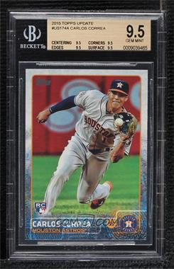 2015 Topps Update Series - [Base] #US174.1 - Carlos Correa (Fielding) [BGS 9.5 GEM MINT]