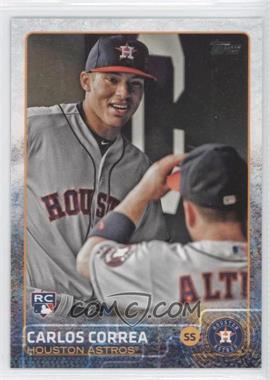 2015 Topps Update Series - [Base] #US174.2 - SP Photo Variation - Carlos Correa (In Dugout)