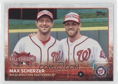 2015 Topps Update Series - [Base] #US300.1 - All-Star - Max Scherzer (Posed with Bryce Harper)