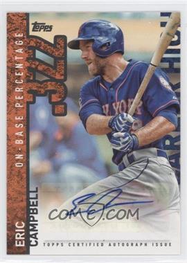 2015 Topps Update Series - Career High Autographs #CHA-EC - Eric Campbell