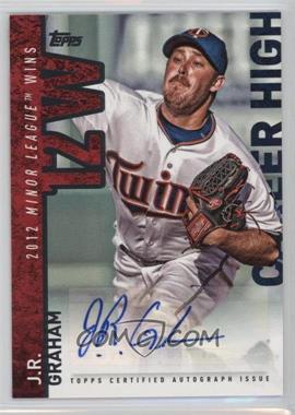 2015 Topps Update Series - Career High Autographs #CHA-JGR - J.R. Graham