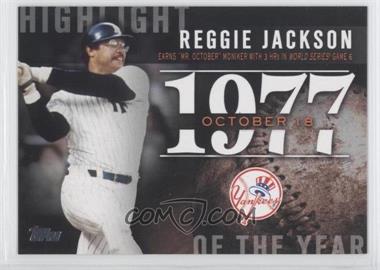 2015 Topps Update Series - Highlight of the Year #H-77 - Reggie Jackson