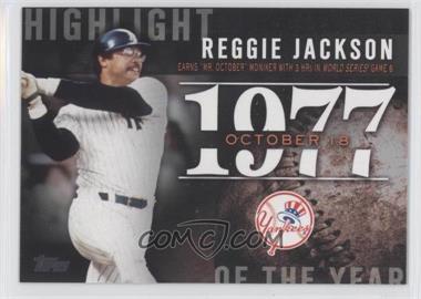 2015 Topps Update Series - Highlight of the Year #H-77 - Reggie Jackson