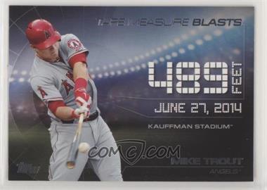 2015 Topps Update Series - Tape Measure Blasts #TMB-5 - Mike Trout