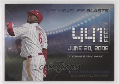 2015 Topps Update Series - Tape Measure Blasts #TMB-6 - Ryan Howard