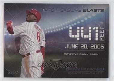 2015 Topps Update Series - Tape Measure Blasts #TMB-6 - Ryan Howard