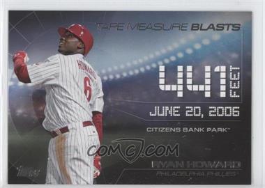 2015 Topps Update Series - Tape Measure Blasts #TMB-6 - Ryan Howard