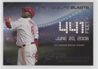 2015 Topps Update Series - Tape Measure Blasts #TMB-6 - Ryan Howard