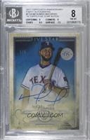 Nomar Mazara (2016 Topps Five Star) [BGS 8 NM‑MT] #/5