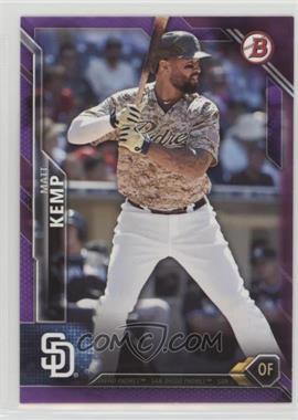 2016 Bowman - [Base] - Purple #110 - Matt Kemp /250