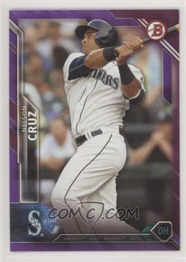 2016 Bowman - [Base] - Purple #81 - Nelson Cruz /250