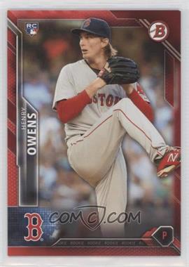 2016 Bowman - [Base] - Red #129 - Rookies - Henry Owens /5