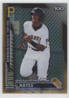 2016 Bowman - Bowman Scouts 100 - Gold Refractor #BTP-96 - Ke'Bryan Hayes /50