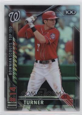 2016 Bowman - Bowman Scouts 100 #BTP-14 - Trea Turner