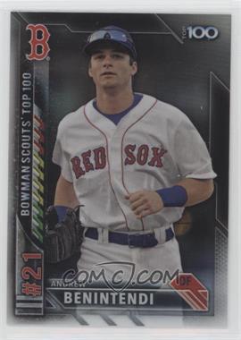 2016 Bowman - Bowman Scouts 100 #BTP-21 - Andrew Benintendi